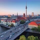 Day Time Lapse of Berlin cityscape with spree river and tv tower, Berlin, Germany - VideoHive Item for Sale