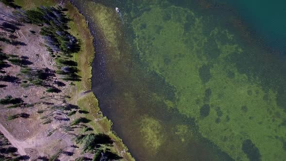 An elevated view of Lyman Lake alt