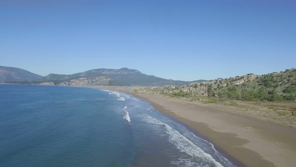 Dalyan Turkey Shoreline Aeria View 