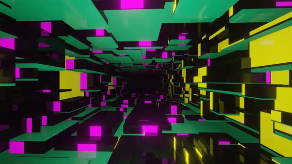 Abstract Neon Tunnel, Motion Graphics | VideoHive