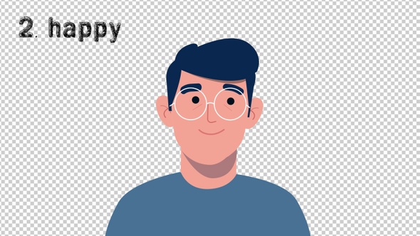 4 Character Emotions for Explainer video