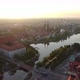 Aerial view of Cathedral and Sand Islands in Wroclaw, Poland - VideoHive Item for Sale