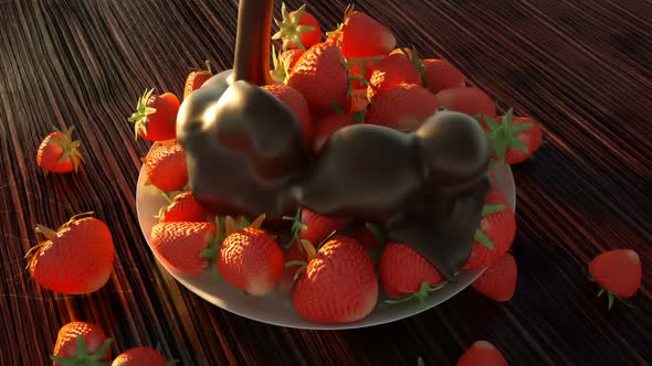 Fresh Strawberries In Chocolate alt