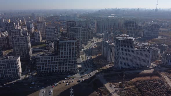 new residential areas in Kyiv, Ukraine
