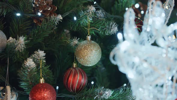 Christmas ball, decoration for Christmas and New Year
