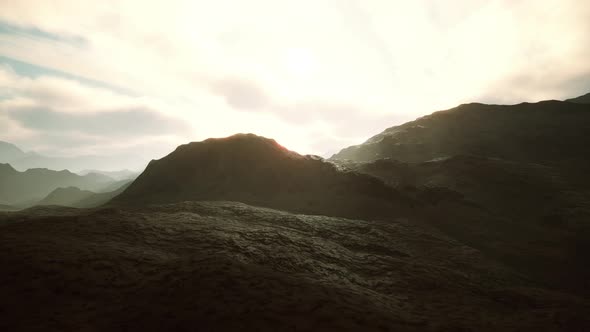 Mountains of Afghanistan at Sunset alt