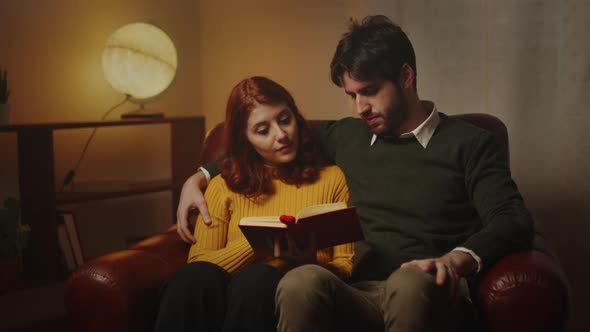 Couple Read A Book Together alt