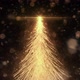 Animated Golden Christmas Fir Tree Star background seamless loop HD resolution. - VideoHive Item for Sale
