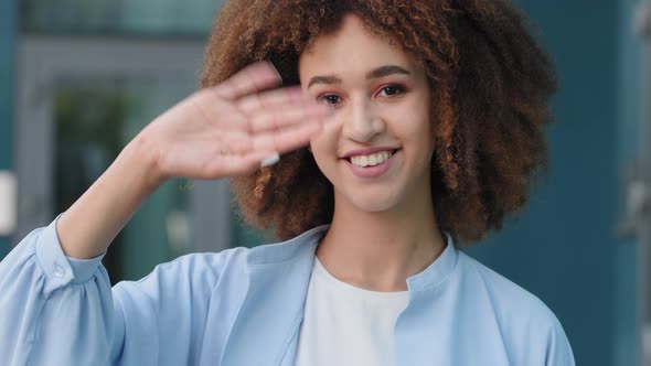 Female Portrait Beautiful Young Ethnic Afro American Girl Mixed Race Woman Lady Model Student with alt