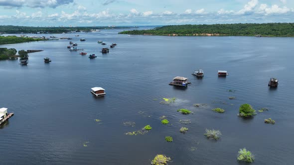 Stunning landscape of Amazon Forest at Amazonas State Brazil. alt
