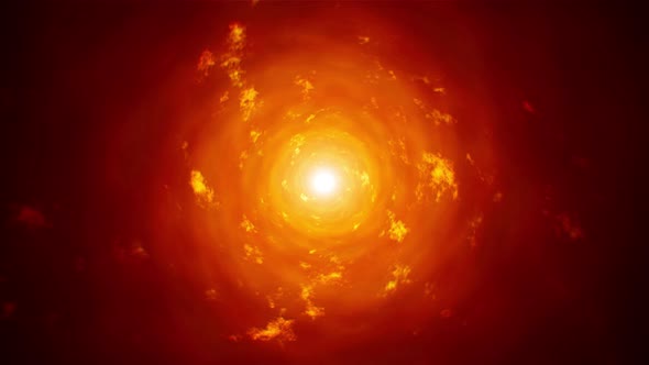 Burning Mist and Fire Particles Background Loop 4K alt