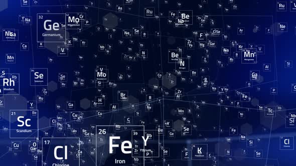 Chemical Elements Background 