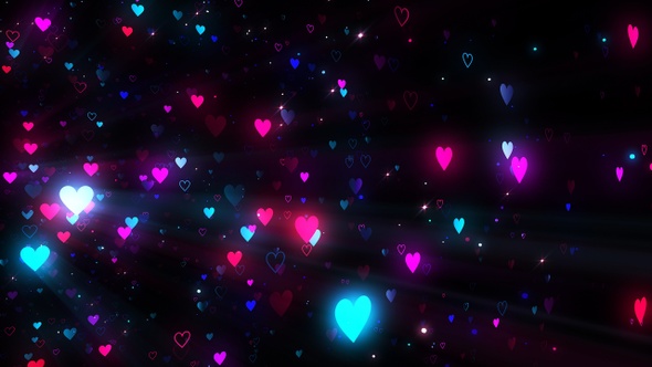 Glowing Hearts