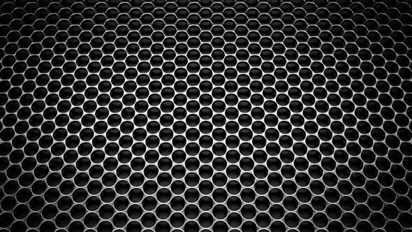 Seamless animation of the infinite circular shaped speaker grill. Loopable. HD alt