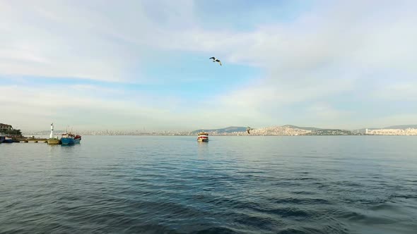 View of rural Princes Island of Burgazada. Istanbul, Turkey. 4K.