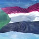 4K 3D Sudan Flag 