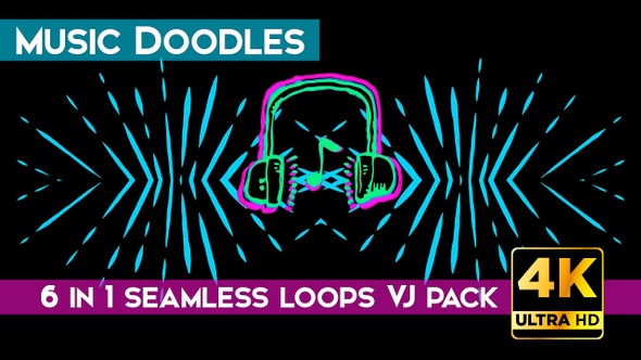 Music Doodles VJ Loops