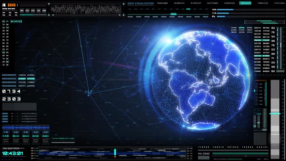 HUD Explorer Digital Earth System Display