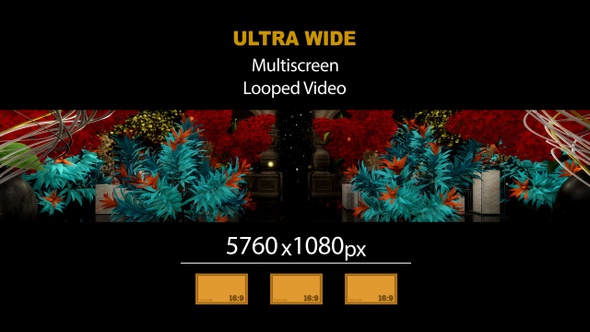 Ultra Wide HD Luxury Magic Garden Hall 11