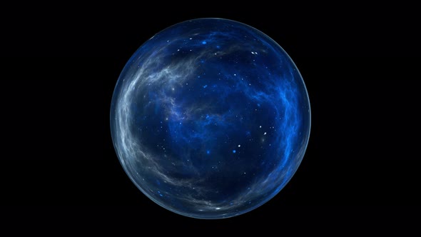 Blue Sphere Alpha Loop 4K