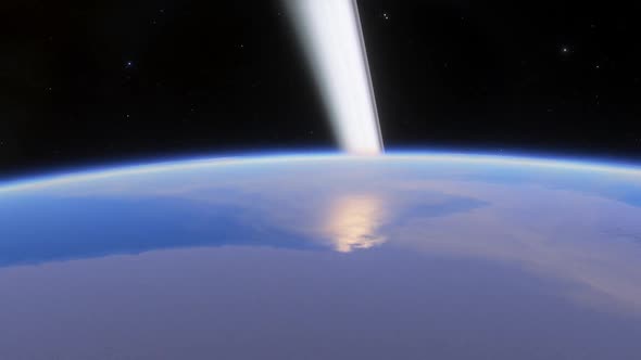 Space Background - Rocky Exoplanet alt