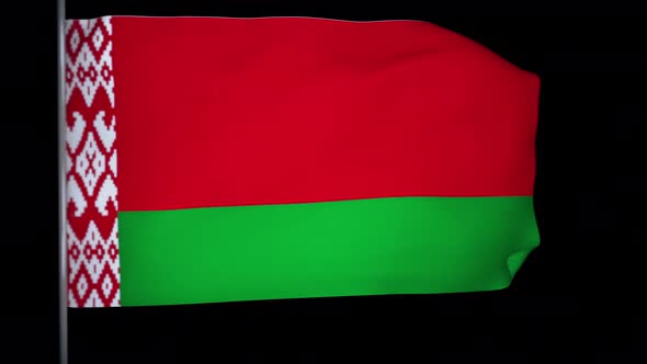 Belarus Flag Animation 4k
