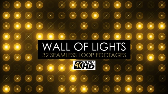 Wall Of Lights Pack (4K)