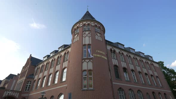 The Charite Krankenhaus building in Berlin