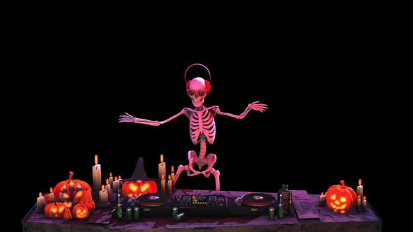 Skeleton Dj with alpha alt