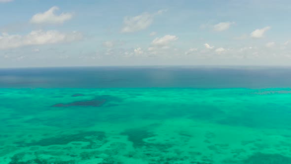 Tropical Landscape with Lagoons and Blue Sky alt