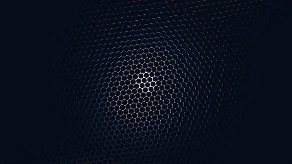 A metal mesh with colorful round holes like a rotating background alt