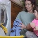 Family washes dirty laundry. - VideoHive Item for Sale