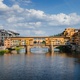 Panoramic Day Time Lapse of Ponte Vecchio in Florence with Arno River, Florence, Tuscany, Italy - VideoHive Item for Sale