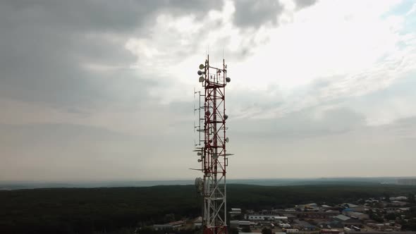 A Radio or Television Tower