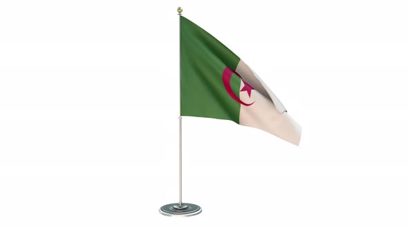 Algeria  Office Small Flag Pole
