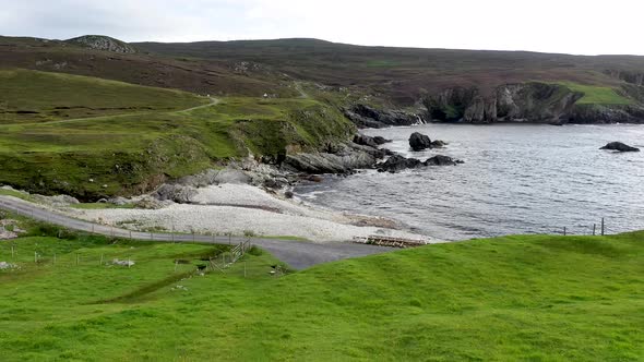The Amazing Coastline at Port Between Ardara and Glencolumbkille in County Donegal  Ireland alt