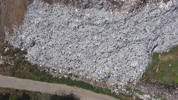 Aerial View of Huge Rubbish Dump alt