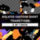 Isolated Cartoon Ghost Transitions Pack - VideoHive Item for Sale