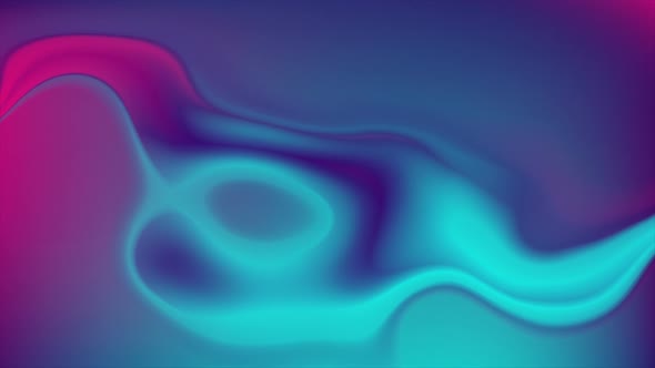 Blue Purple Neon Flowing Liquid Waves