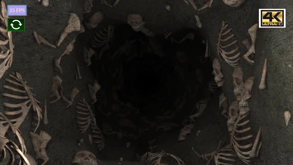 Halloween Mystery Skull Cave A5 4K