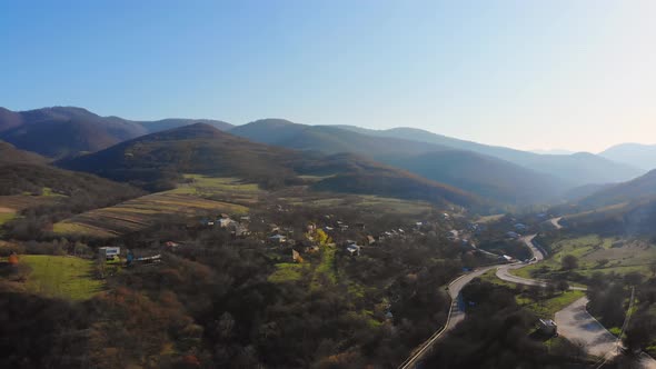 Autumn In Caucasus Mountains, Dmanisi, Georgia alt