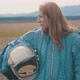 Redhead Astronaut Woman - VideoHive Item for Sale