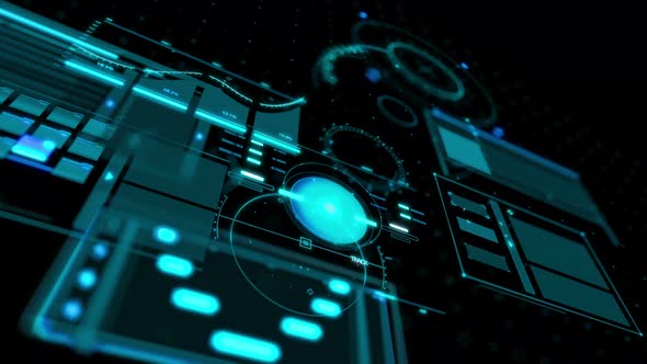 Abstract holographic HUD alt