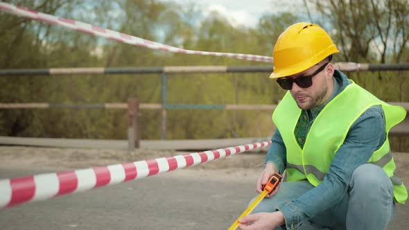 Destroyed Road Bridge Collapse As Consequences Natural Disaster alt