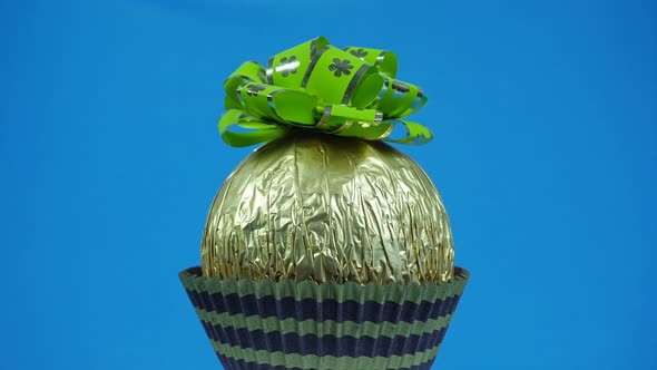 Rotating Chocolate Candy Gift Wrapped.