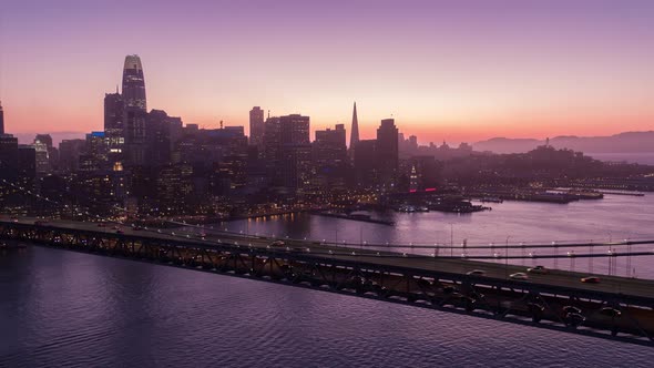 San Francisco Golden Hour Aerial alt