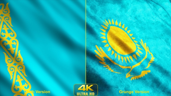 Kazakhstan Flag alt