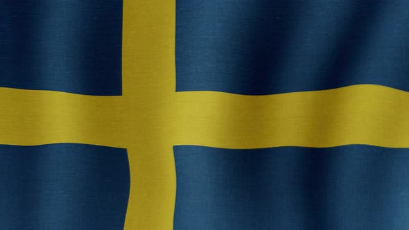 The National Flag of Sweden