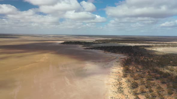 Lake Johnstone, Norseman, Western Australia 4K Aerial Drone