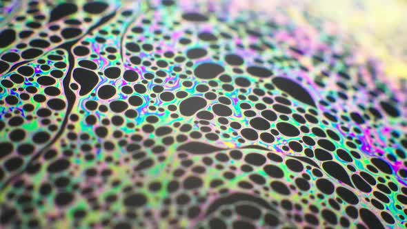 Colorful Abstract Background Fluid Rainbow Colors in Motion, Macro Shot alt